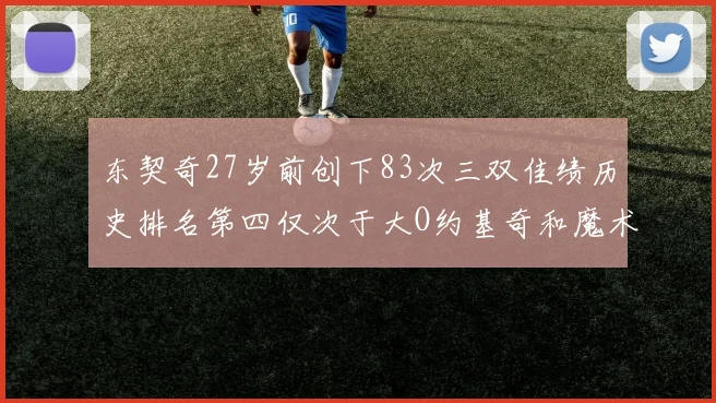 东契奇27岁前创下83次三双佳绩历史排名第四仅次于大O约基奇和魔术师